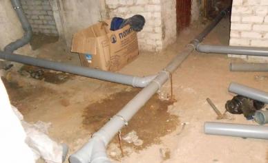 Схема устройства канализации в квартире Уклоны система канализации в многоэтажном доме